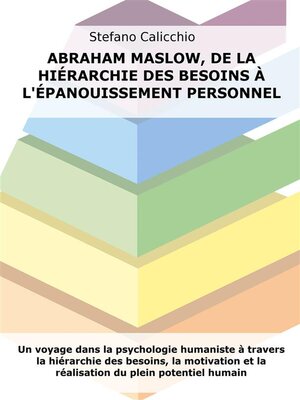 cover image of Abraham Maslow, de la hiérarchie des besoins à l'épanouissement personnel